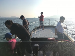 岡山の遊漁船　タイラバ　瀬戸大橋　下津井